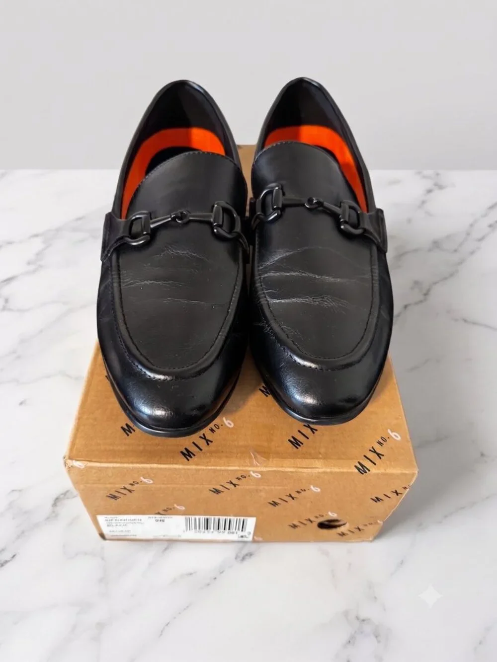Mix No. 6 Hardien Black Bit Loafers - Men's Size 9
